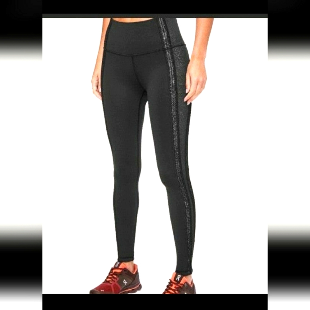 LULULEMON POWER LINES PANTS BLACK MEISAI